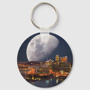 Spacey Pittsburgh Keychain