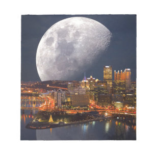 Spacey Pittsburgh Notepad
