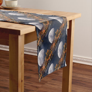 Spacey Pittsburgh Short Table Runner
