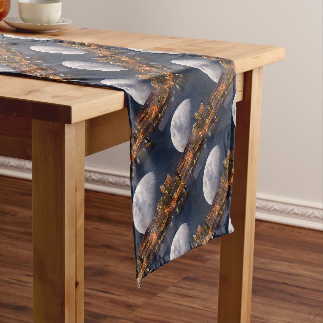 Spacey Pittsburgh Short Table Runner (In Situ)