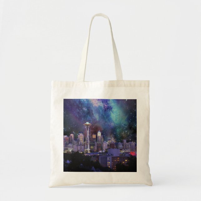 Spacey Seattle Tote Bag (Front)