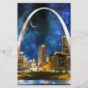 Spacey St. Louis Skyline Stationery