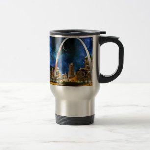 Spacey St. Louis Skyline Travel Mug