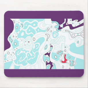 Spacy Pad Abstract Mousepad