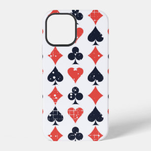 Spade, diamond, heart,club pattern iPhone 12 case