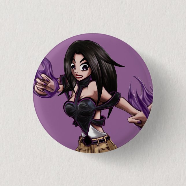 SPADE Mini Button (Pink) (Front)