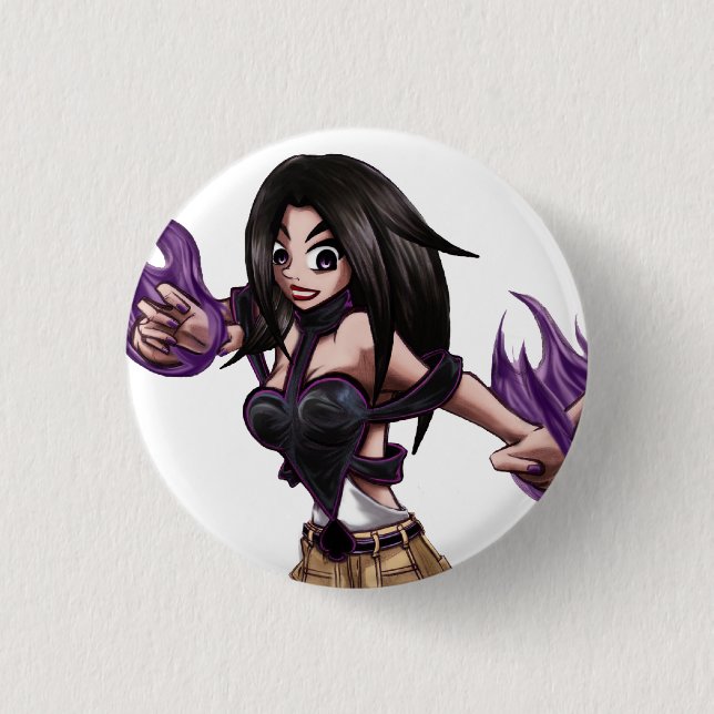 SPADE Mini Button (White) (Front)