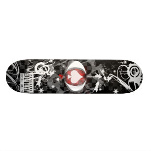Spade & Skulls Skateboard