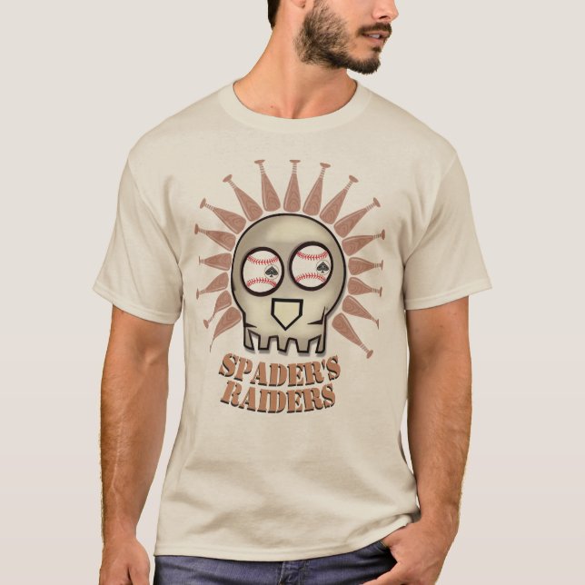 Spader's Raiders Baseball T-Shirt (Front)