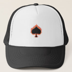 Spades Flames Trucker Hat
