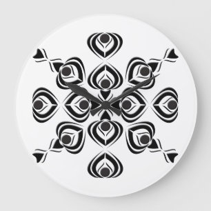 Spades Large Clock