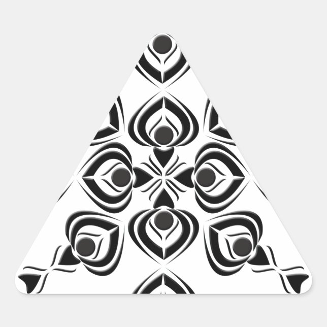 Spades Triangle Sticker (Front)