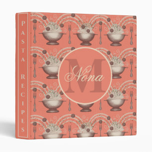 Spaghetti and meatballs pattern binder