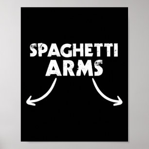 Spaghetti Arms Lifting Gym  Poster