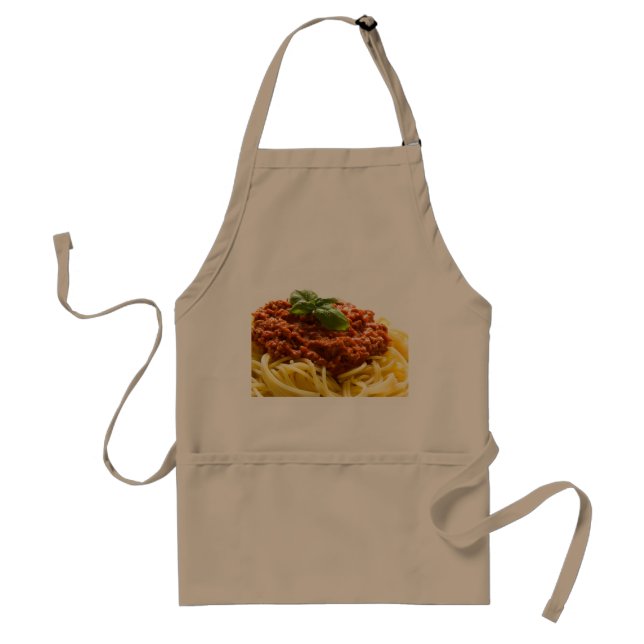 "Spaghetti Bolognese" design cooking apron (Front)