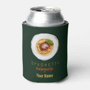 Spaghetti bolognese pasta noodle gourmet chef can cooler