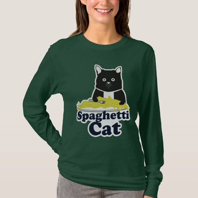Spaghetti Cat T-Shirt (Front)