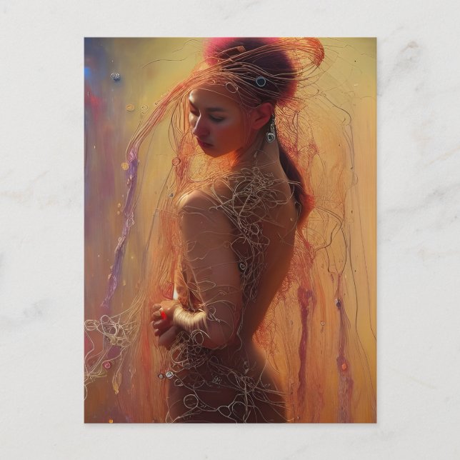 Spaghetti Clothing Model Postcard (Front)