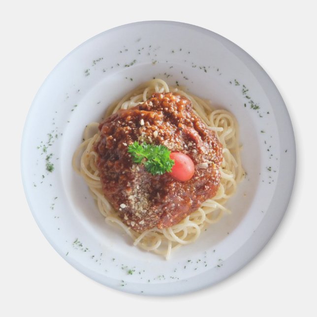 Spaghetti Diner Plaque Réfrigérateur Aimant (Devant)