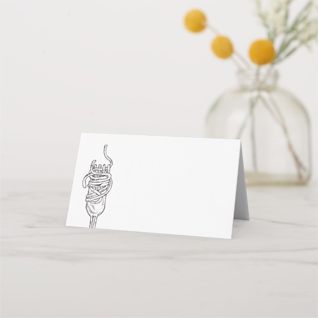 Spaghetti Dinner  Place Card (Front)