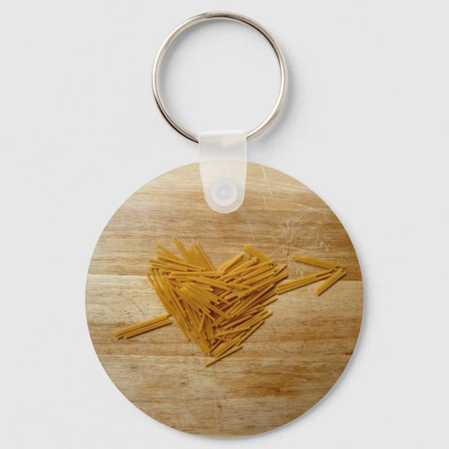 Spaghetti Love Keychain (Front)