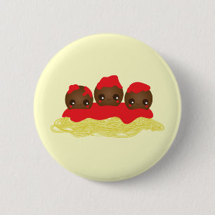 Spaghetti & Meatballs 2 Inch Round Button
