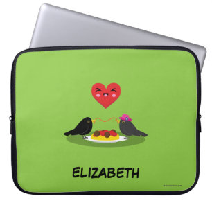 Spaghetti Meatballs Romantic Date Add Your Name Laptop Sleeve