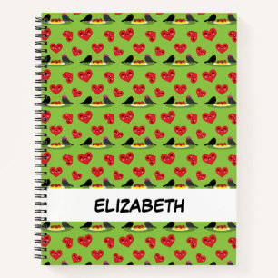 Spaghetti Meatballs Romantic Date   Add Your Name Notebook