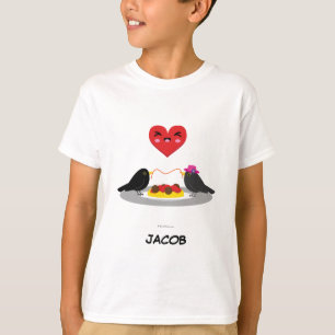 Spaghetti Meatballs Romantic Date   Add Your Name T-Shirt