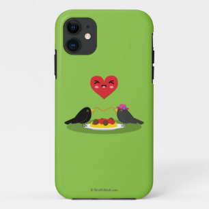 Spaghetti Meatballs Romantic Date iPhone 11 Case