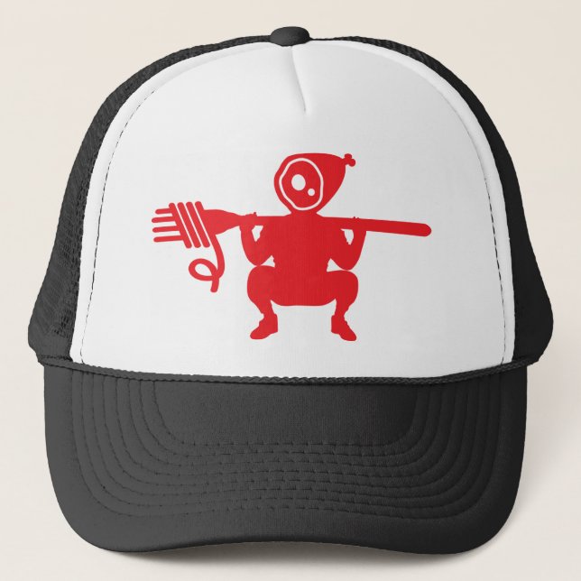 Spaghetti & Meathead Trucker Hat (Front)