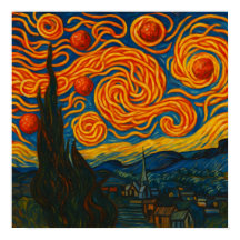 Spaghetti Night - Square Poster