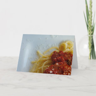 Spaghetti! Notecard, Brad Hines Photography Card