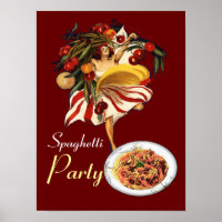 SPAGHETTI PARTY DANCE,ITALIAN KITCHEN AND TOMATOES