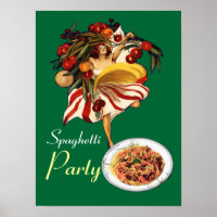 SPAGHETTI PARTY DANCE,ITALIAN KITCHEN AND TOMATOES