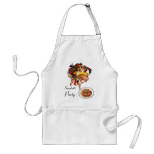 SPAGHETTI PARTY DANCE,ITALIAN KITCHEN AND TOMATOES STANDARD APRON