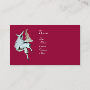 SPAGHETTI PARTY ITALIAN KITCHEN, RESTAURANT red Business Card