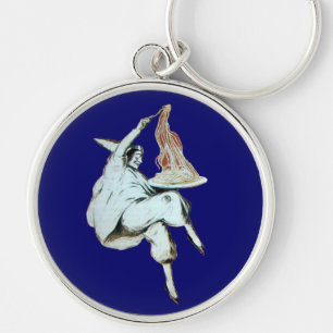 SPAGHETTI PARTY ITALIAN KITCHEN, RESTAURANT red Keychain