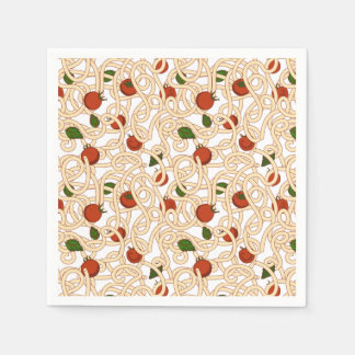 Spaghetti pasta Italian food with tomato Napkin