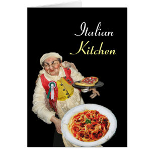 SPAGHETTI & PIZZA PARTY RESTAURANT noir blanc roug