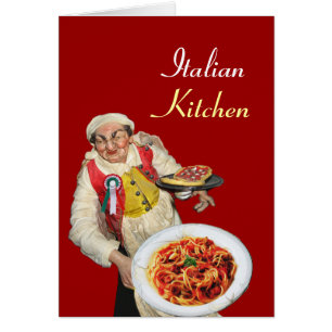 SPAGHETTI & PIZZA PARTY RESTAURANT vert blanc roug