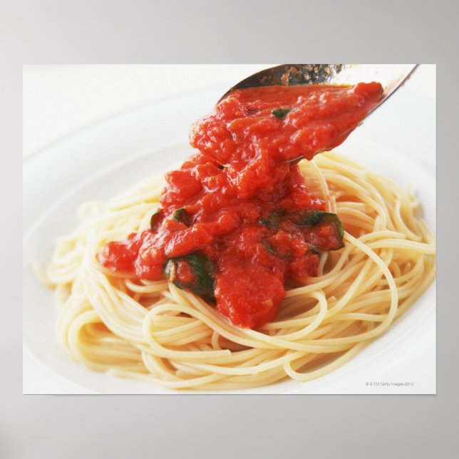 Spaghetti Pomodoro Poster (Front)