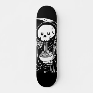 Spaghetti Reaper minimalistic skateboard design