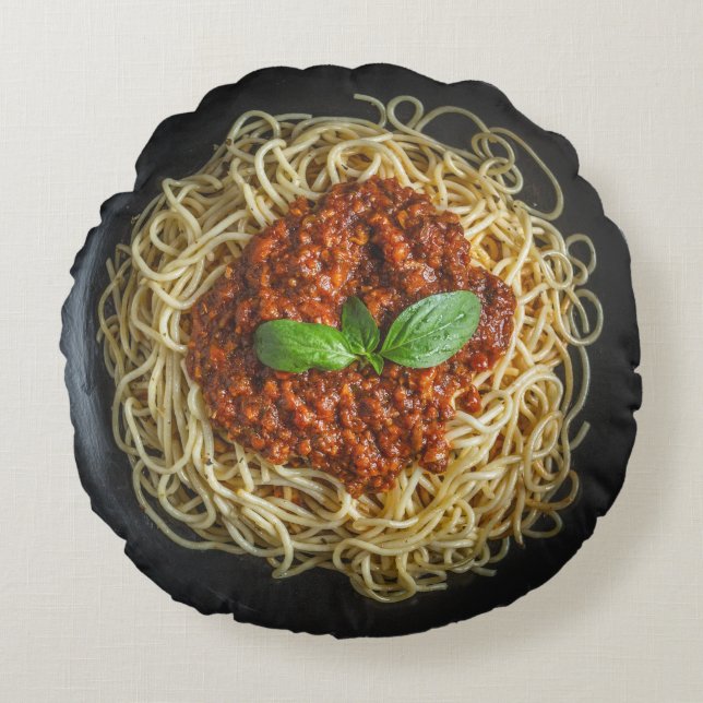 Spaghetti Round Pillow (Front)