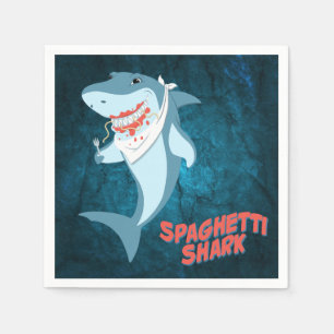 Spaghetti Shark Napkin