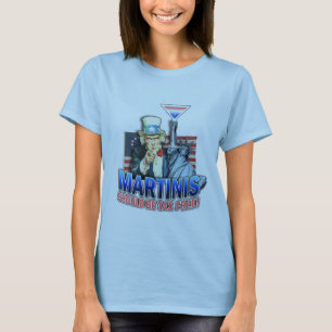 Spaghetti Tank Top T-shirt - Martinis Should Be Ta