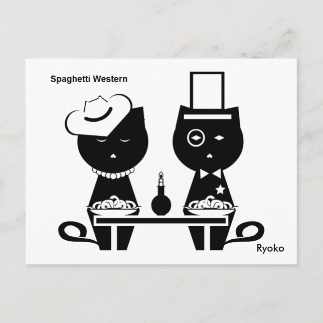 Spaghetti Western Postcard (Front)