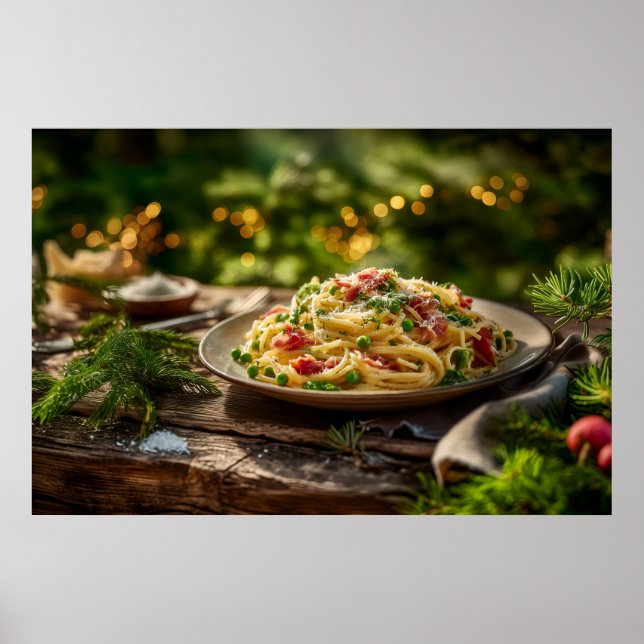 Spaghetti with Sardines and Fennel Poster (Front)