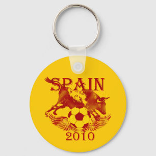 Spain 2010 car keychain for Espana La Roja fans