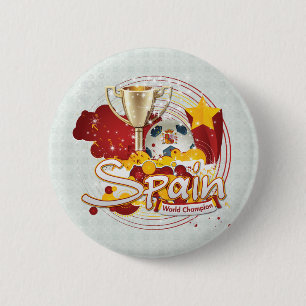 Spain 2010 World cup 2 Inch Round Button